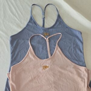 Nike Pastel Blue and Pink Tank Tops